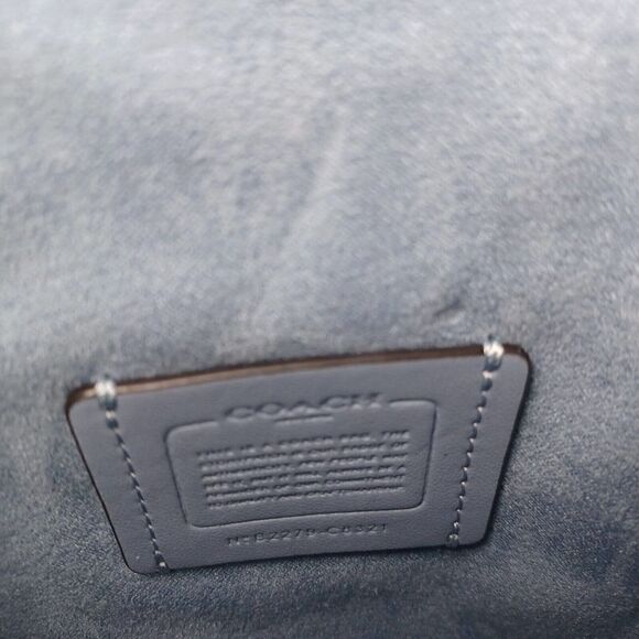 NWT Coach C8321 North/South Lonnie Crossbody In Signature Jacquard Marble Blue - Picture 3 of 4